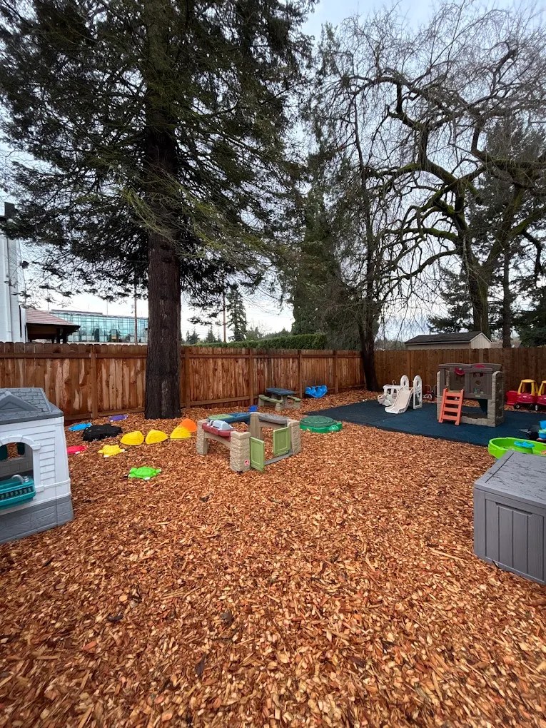 Outdoor play yard at Firefly Family Collective